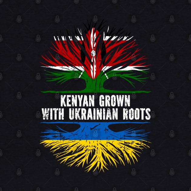 Kenyan Grown with Ukrainian Roots Flag by silvercoin